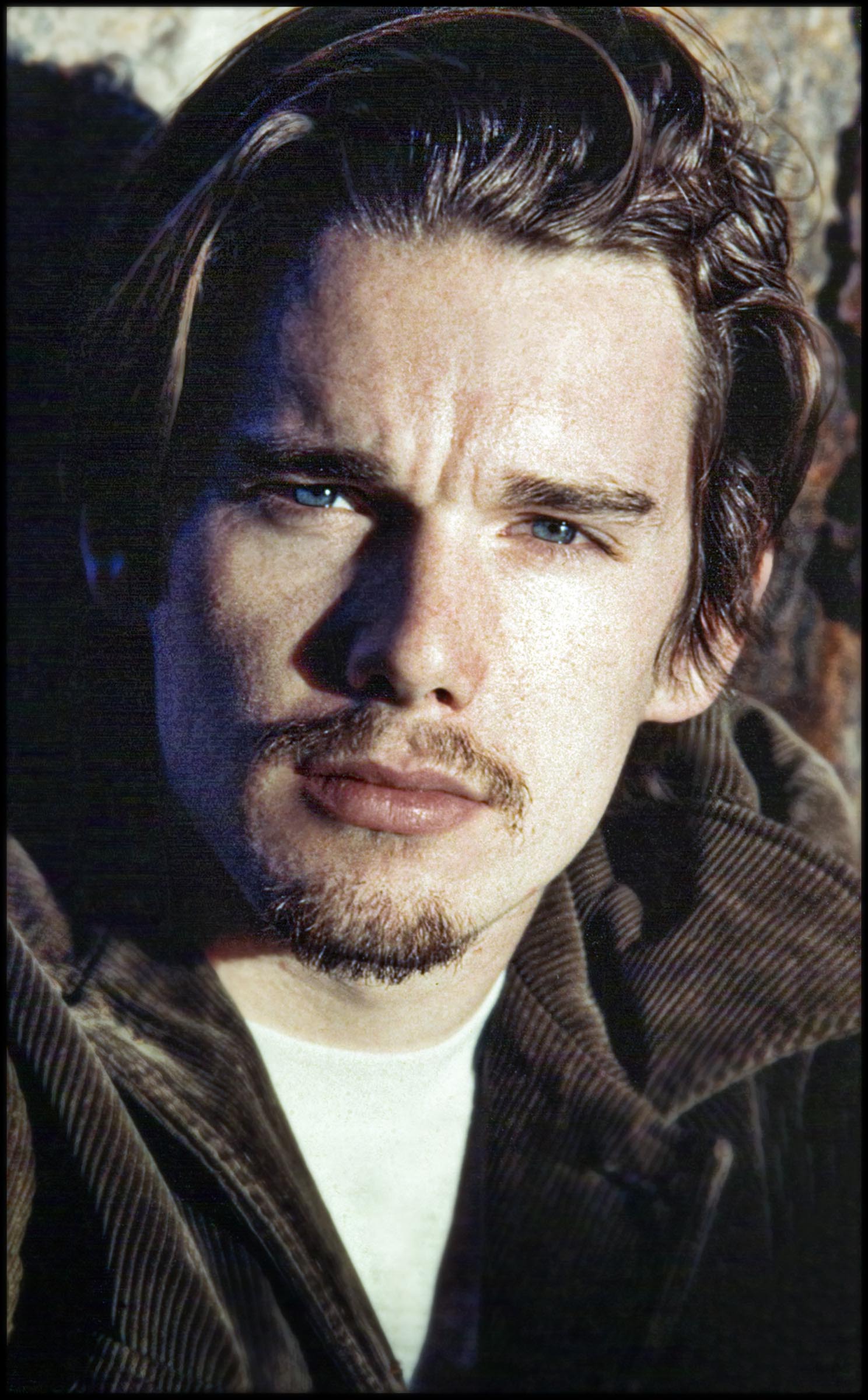 Ethan Hawke, Actor Headshot, young Ethan Hawke, broke in with his part in Dead Poets Society, by Tess Steinkolk foremost Headshots in NYC