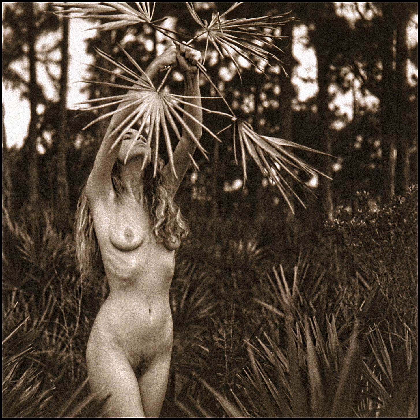 Florida Nude, Tess Steinkolk, Film Camera, Large Format, 11x14, BW Fine Art Portraits NYC