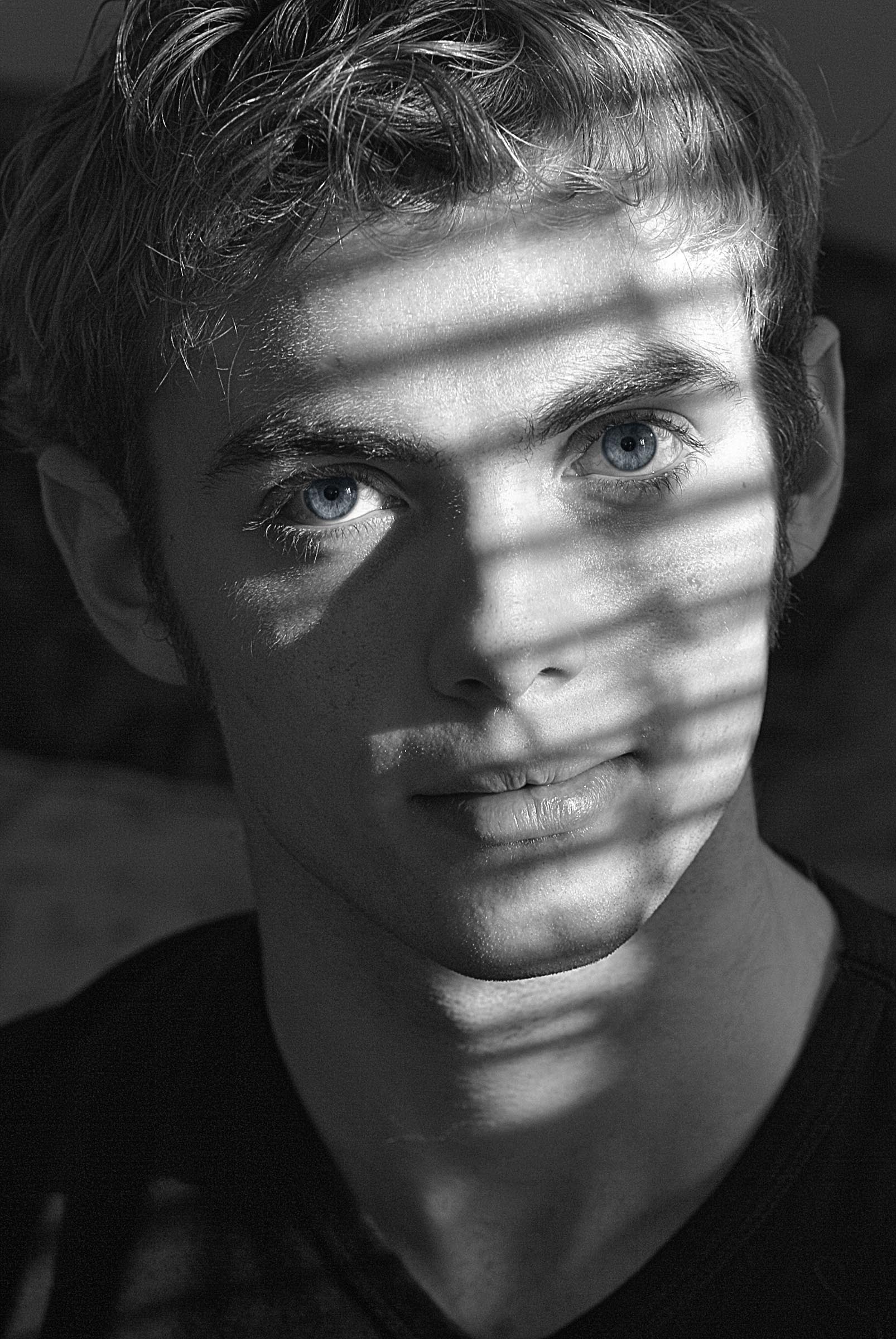 Mr Grey in Black and White, Portrait by Tess Steinkolk, NYC Portraiture